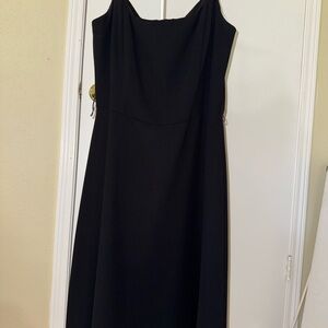 Jessica Howard Black Cowl Neck A-line Dress